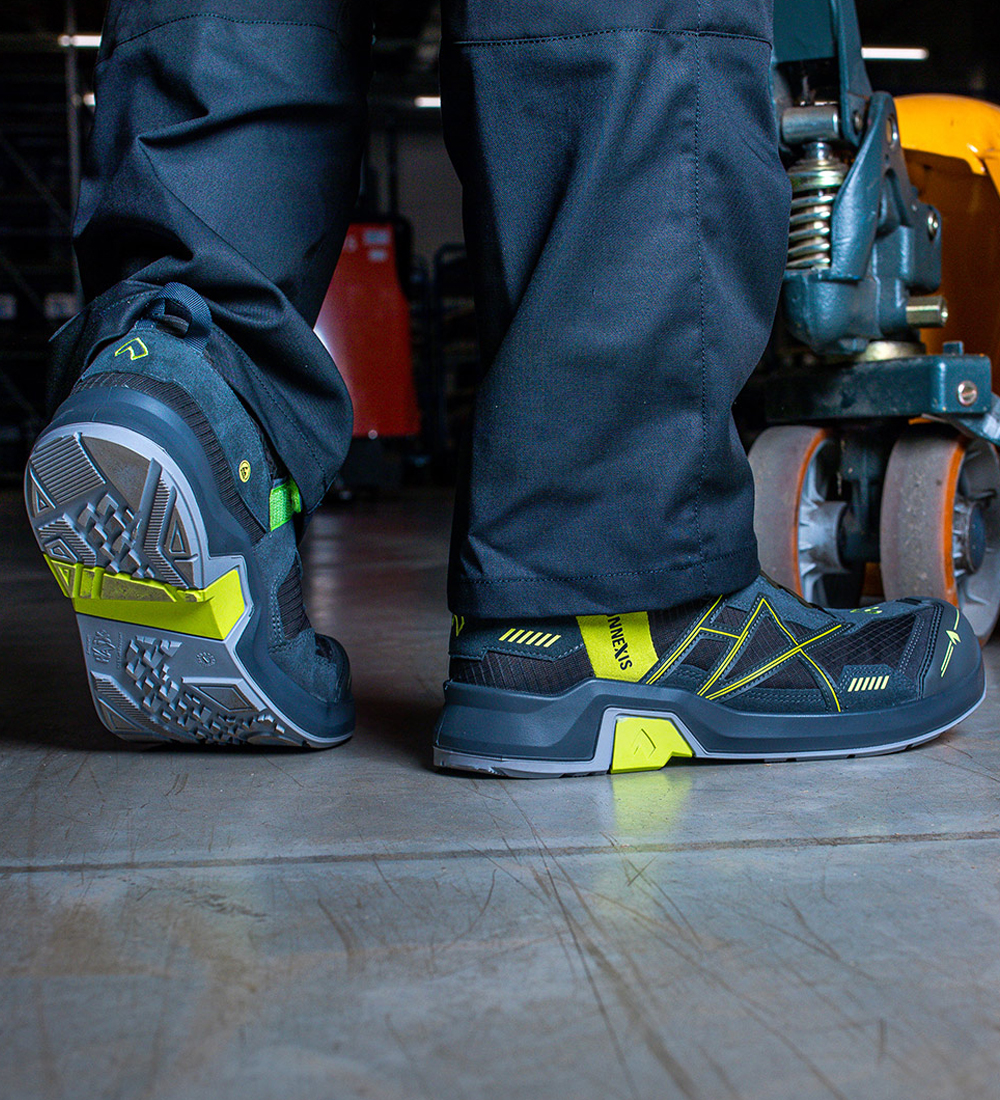 HAIX CONNEXIS Safety T Ws S1P low/grey-citrus, Sporty, low-cut